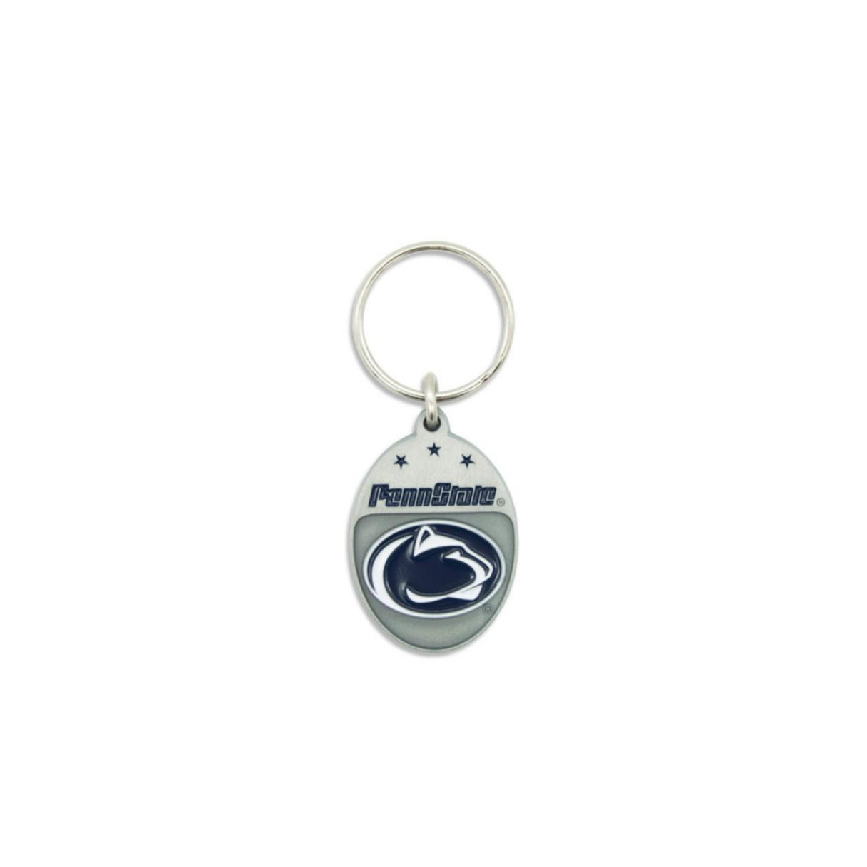 Penn State Carved Metal Keychain