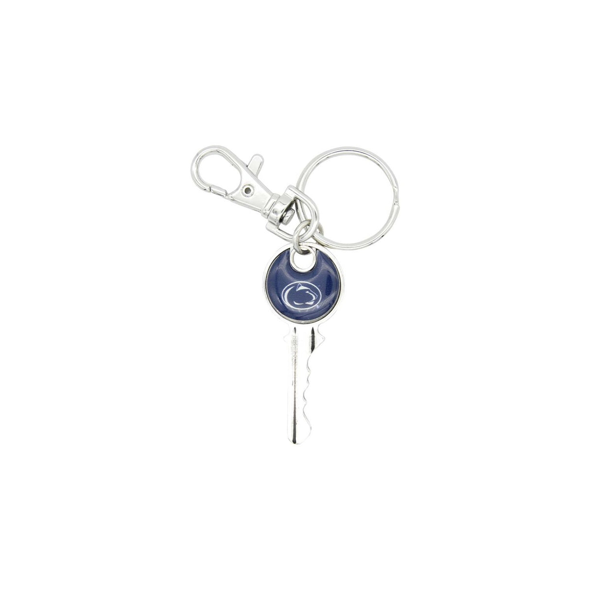 Penn State Round Key Keychain