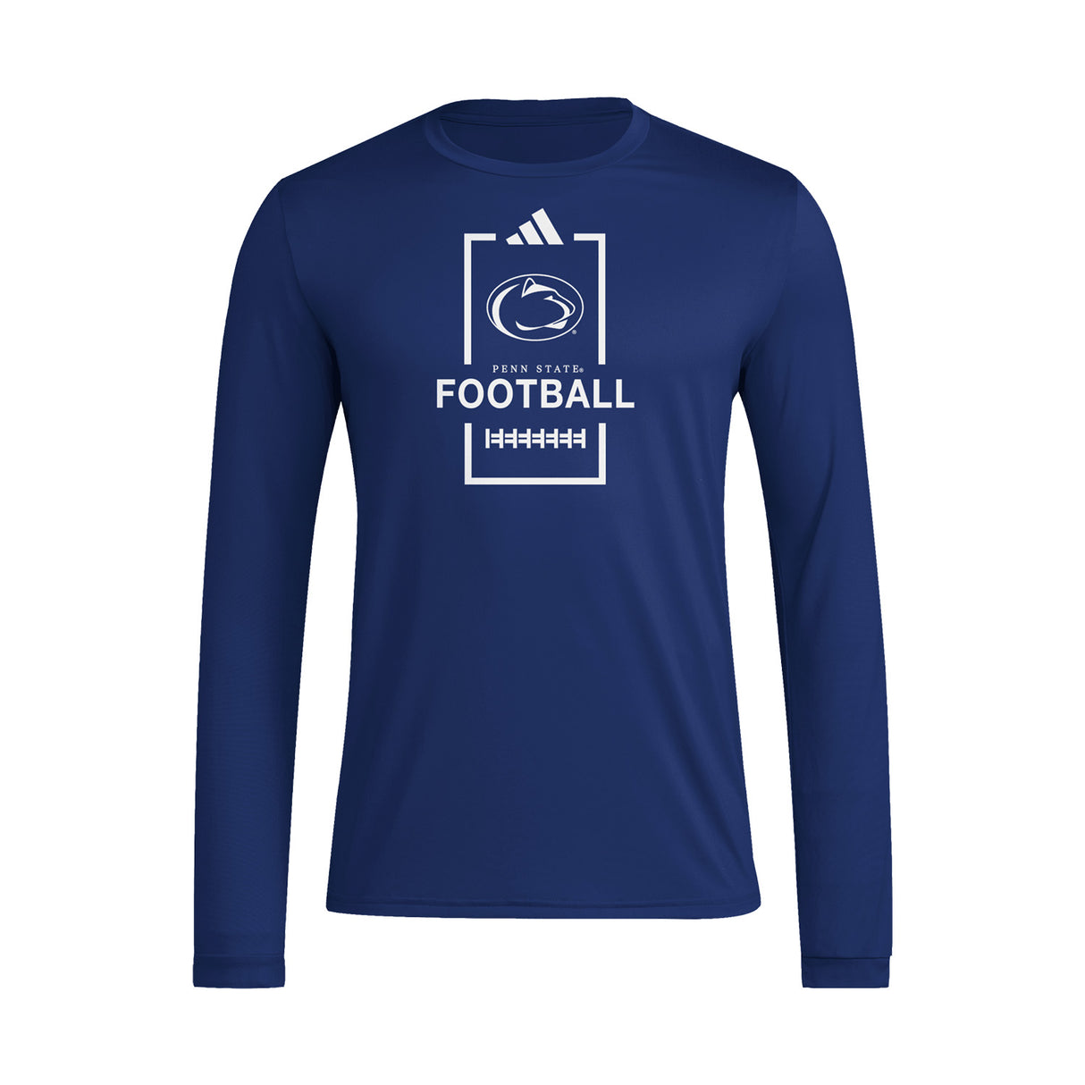 Penn State adidas Football Laces Pregame Long-Sleeve