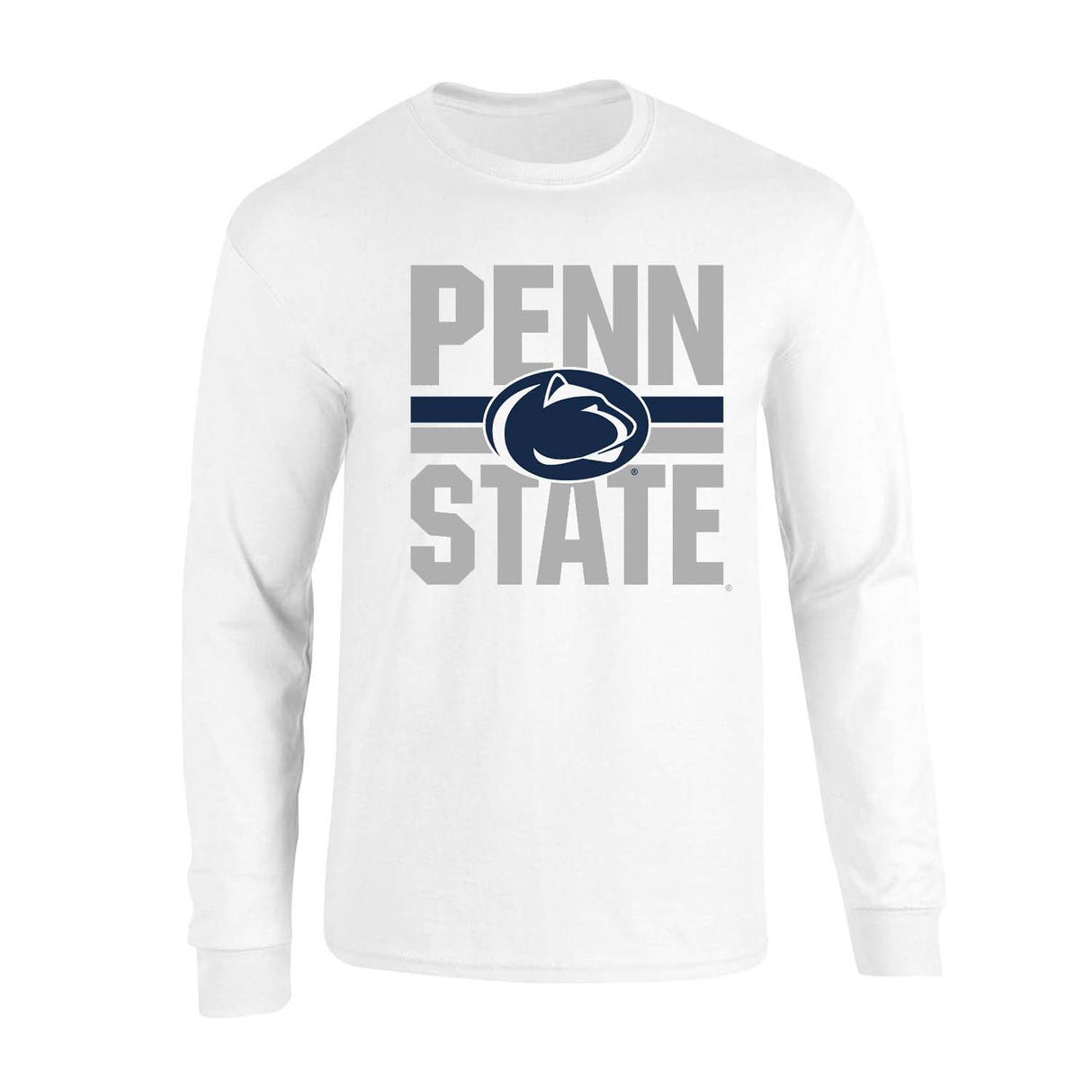 Penn State Nittany Lions Adult Stripe Long Sleeve