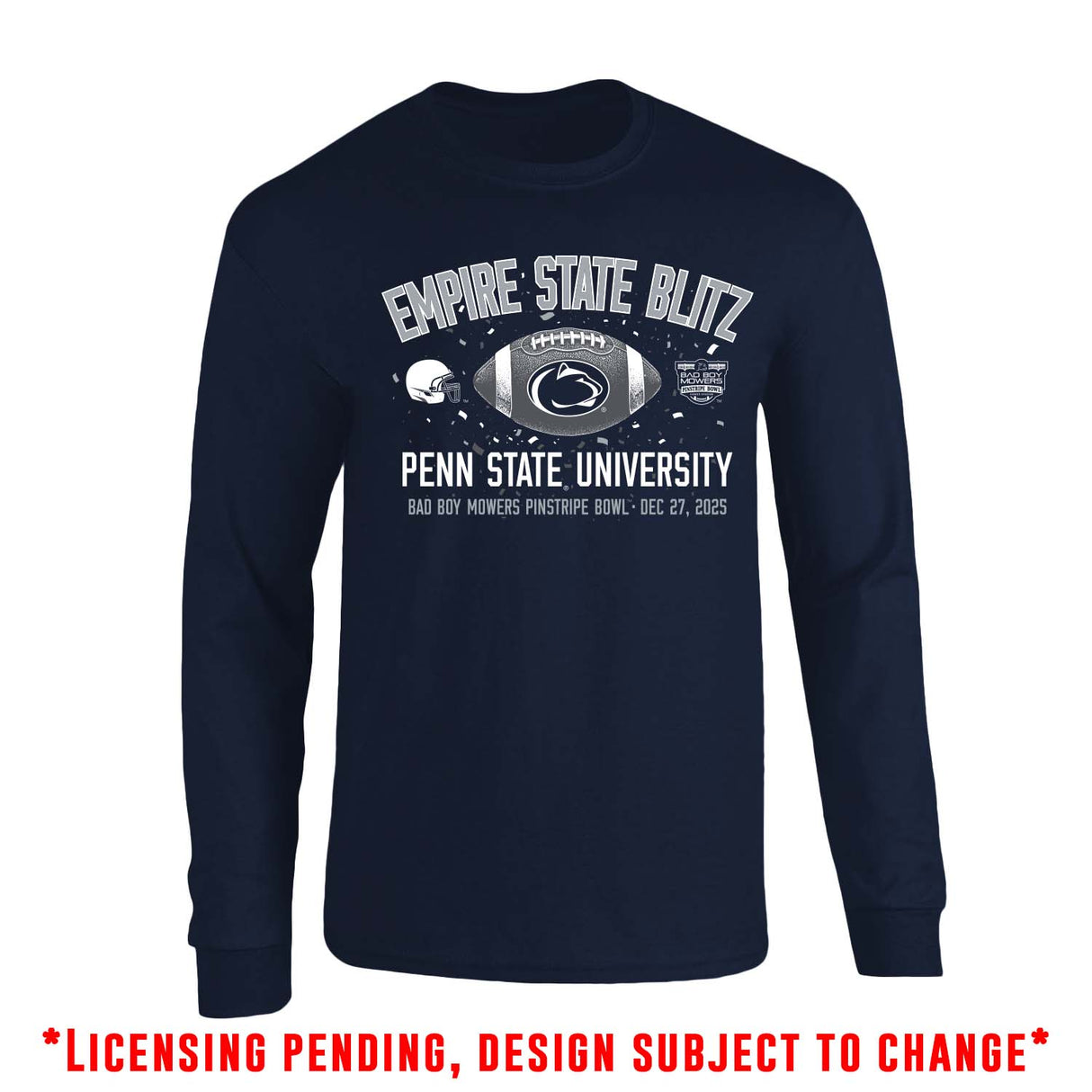 Penn State 2025 Pinstripe Bowl Long Sleeve