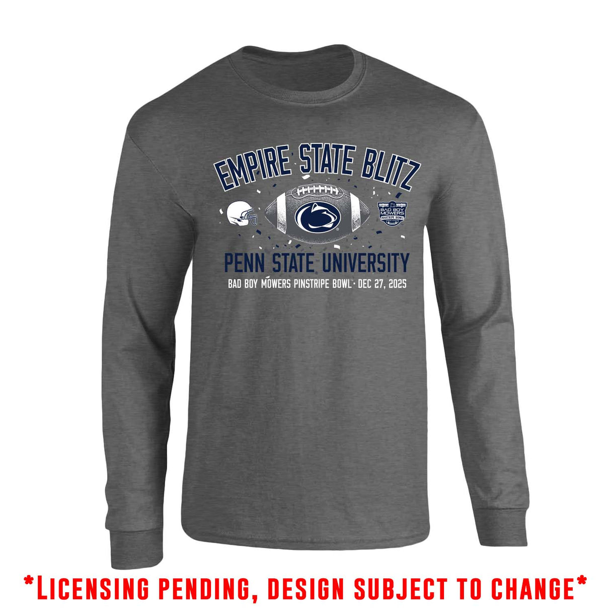 Penn State 2025 Pinstripe Bowl Long Sleeve