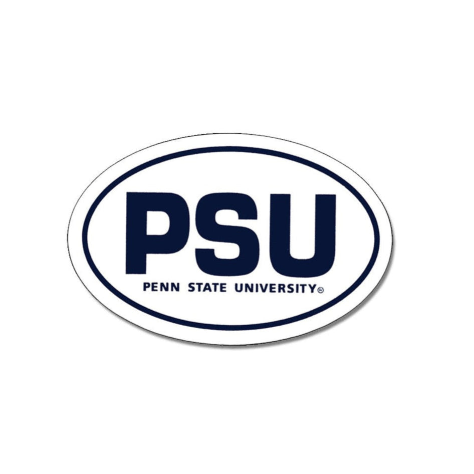 Penn State University 6" White PSU Magnet