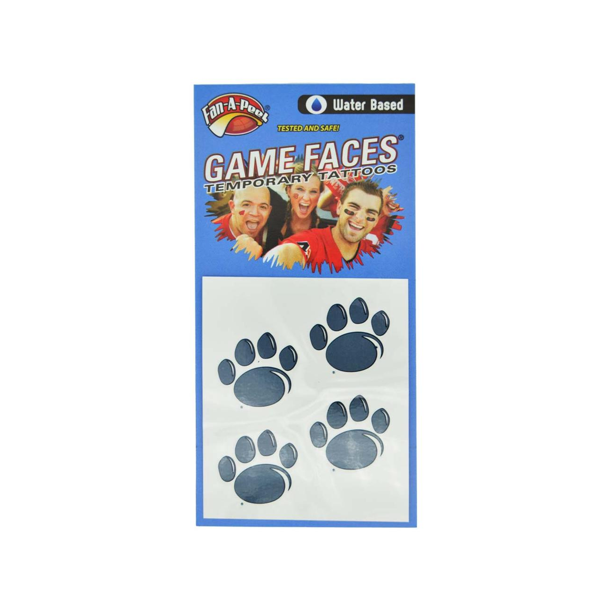 Penn State Paw Temporary Tattoos Set of Four