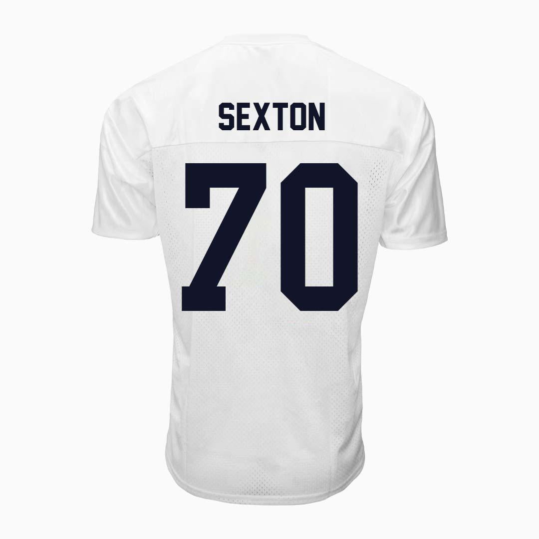 Penn State NIL Garrett Sexton #70 Football Jersey
