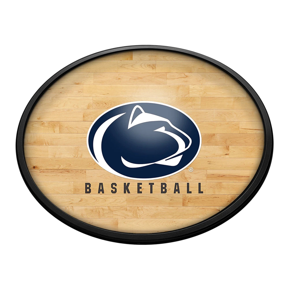 Penn State Hardwood Oval Slimline Wall Light