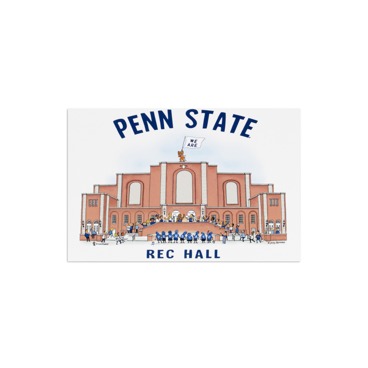 Penn State JM Rec Hall Wrestling Post Card