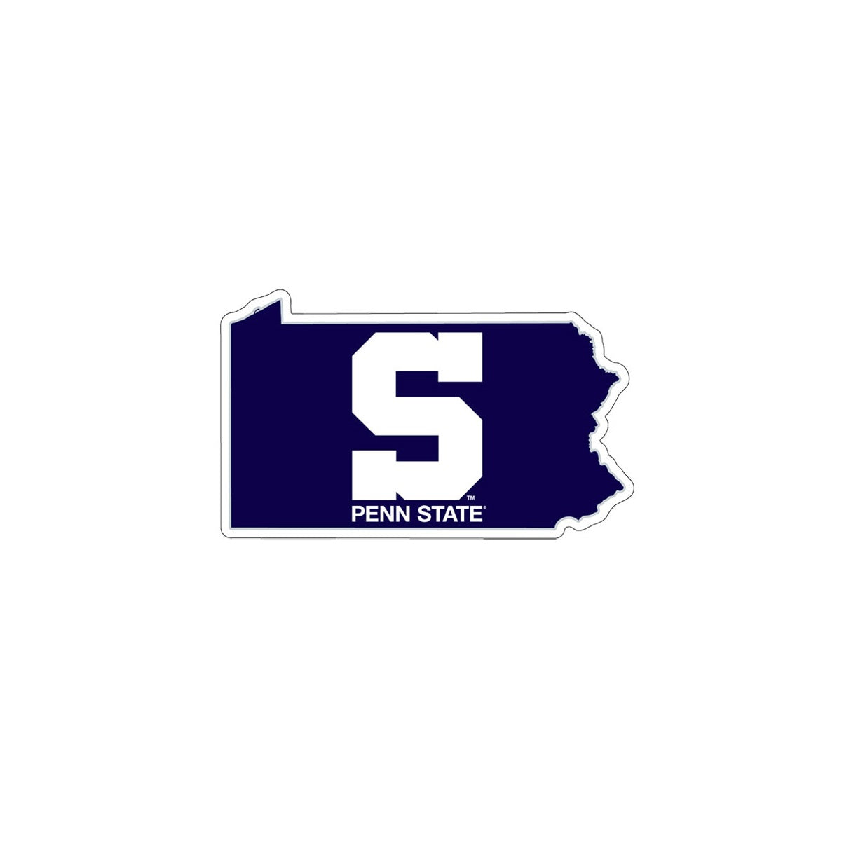 Penn State 3" Block "S" PA State Magnet