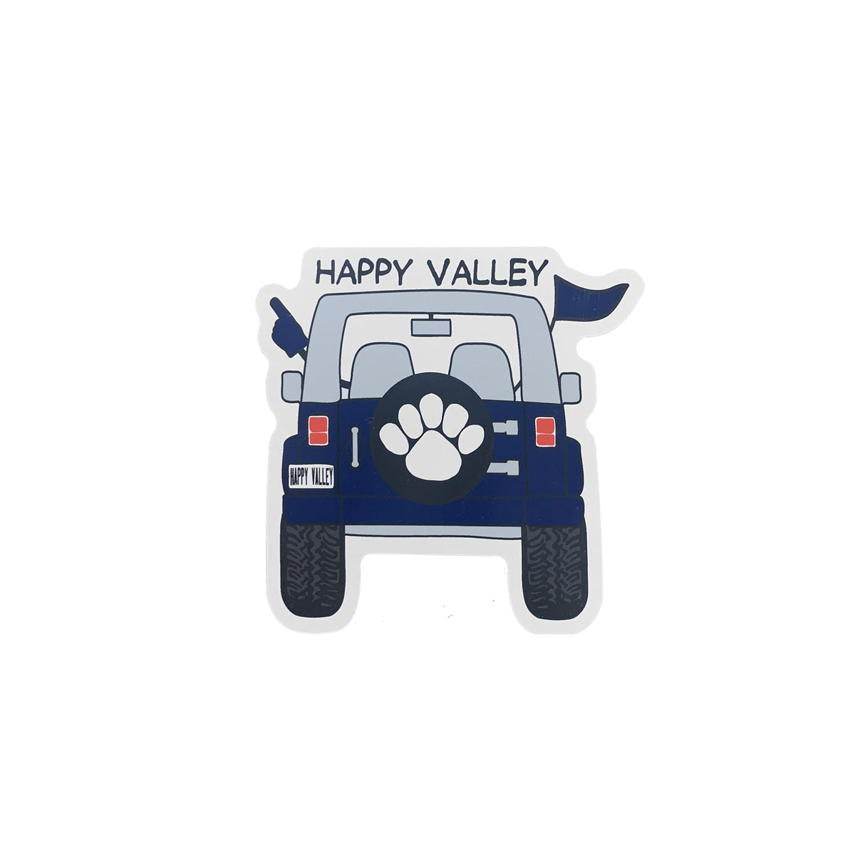 Happy Valley 3" Jeep Magnet
