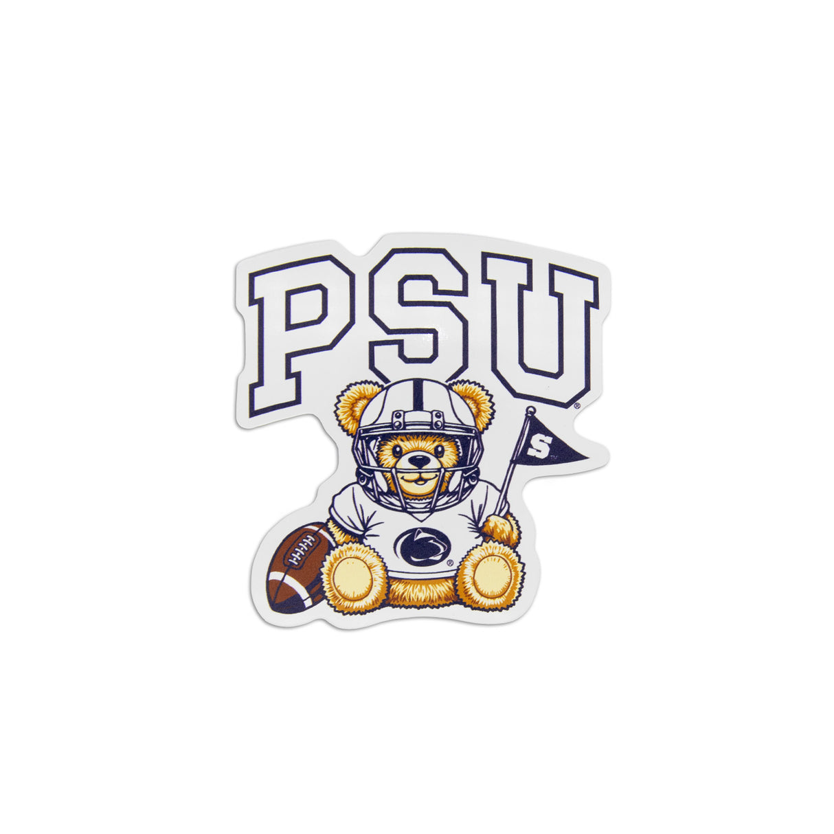 Penn State Football Bear 3" Magnet