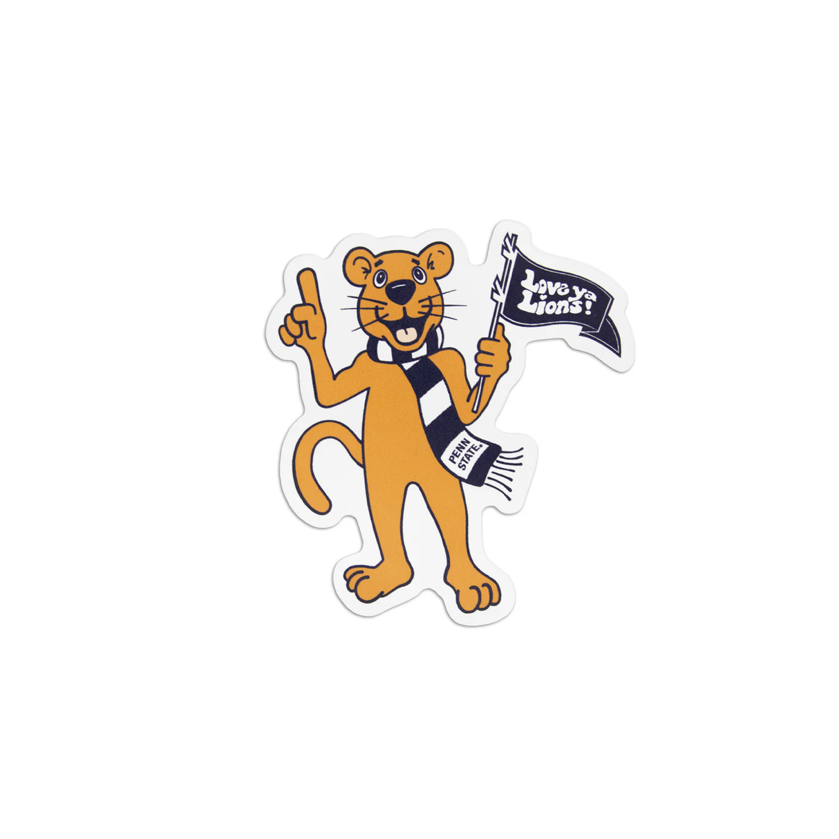 Penn State Mascot Love 3" Magnet