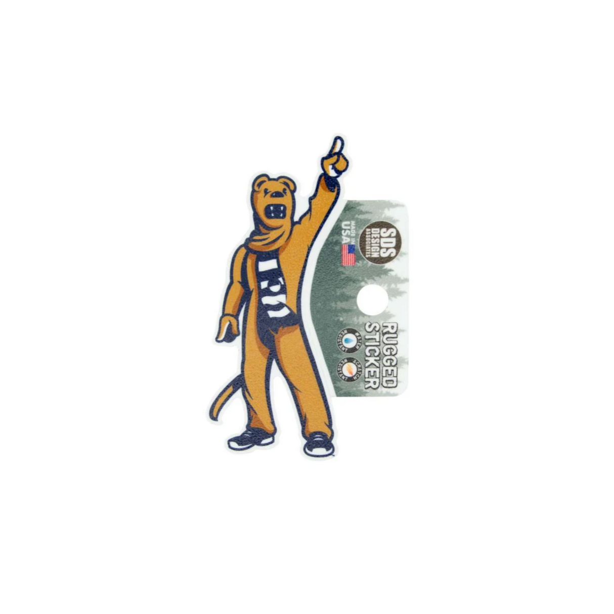 Penn State New Mascot Nittany Lion 3.5" Rugged Sticker