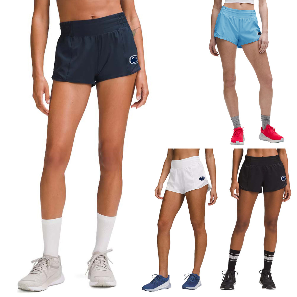 Penn State lululemon Women's High Rise Hotty Hot 2.5" Shorts