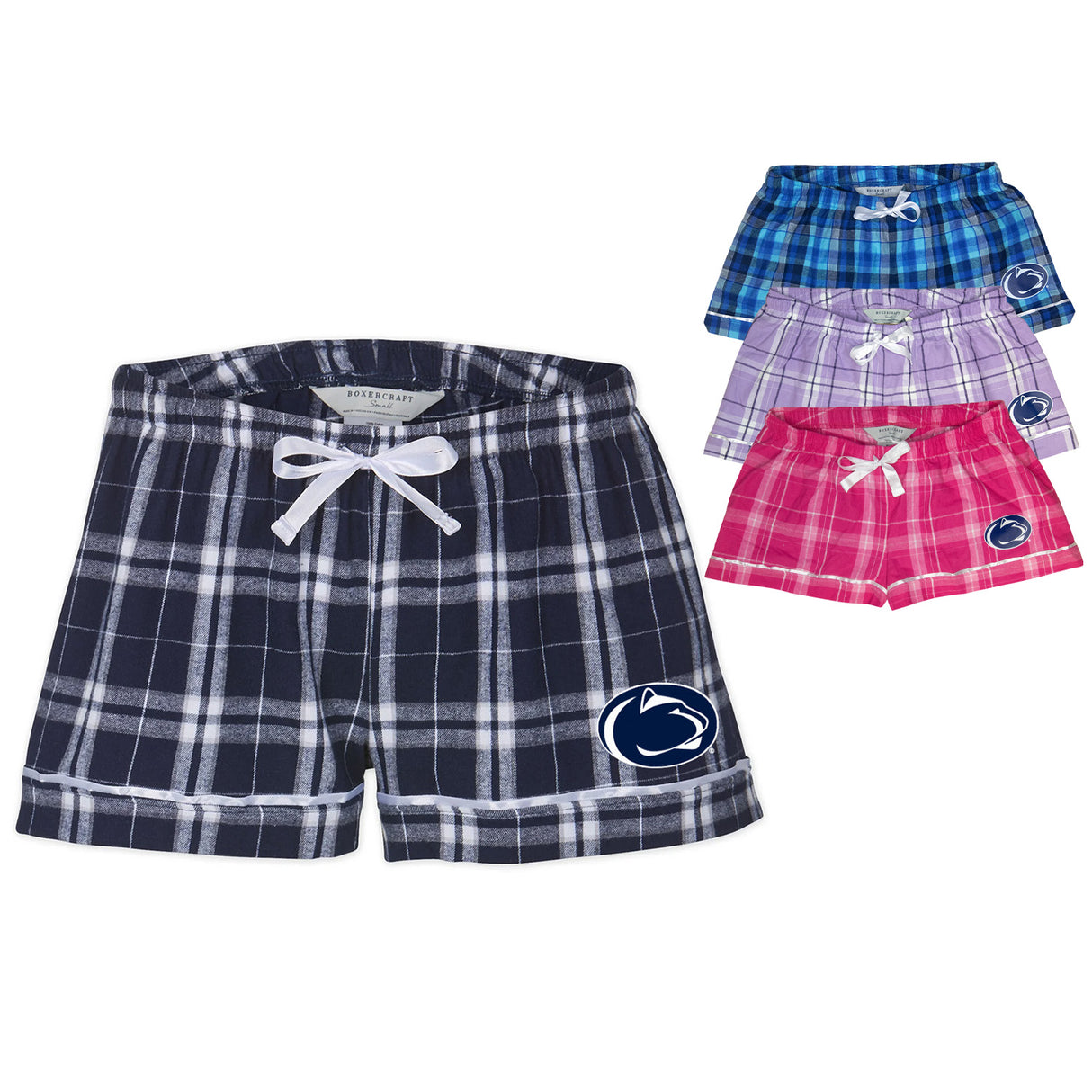 Penn State Women's Flannel Sleep Shorts