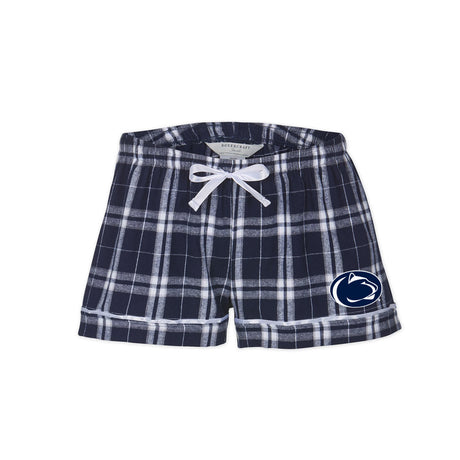 Penn State Women's Flannel Sleep Shorts