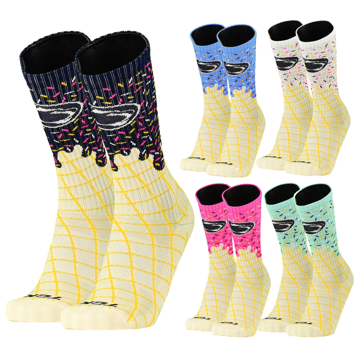 Penn State Ice Cream Drip Socks