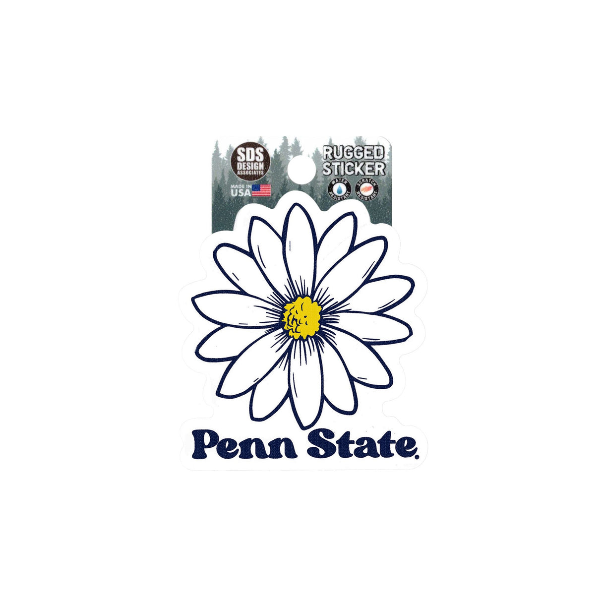 Penn State Rugged Daisy Sticker