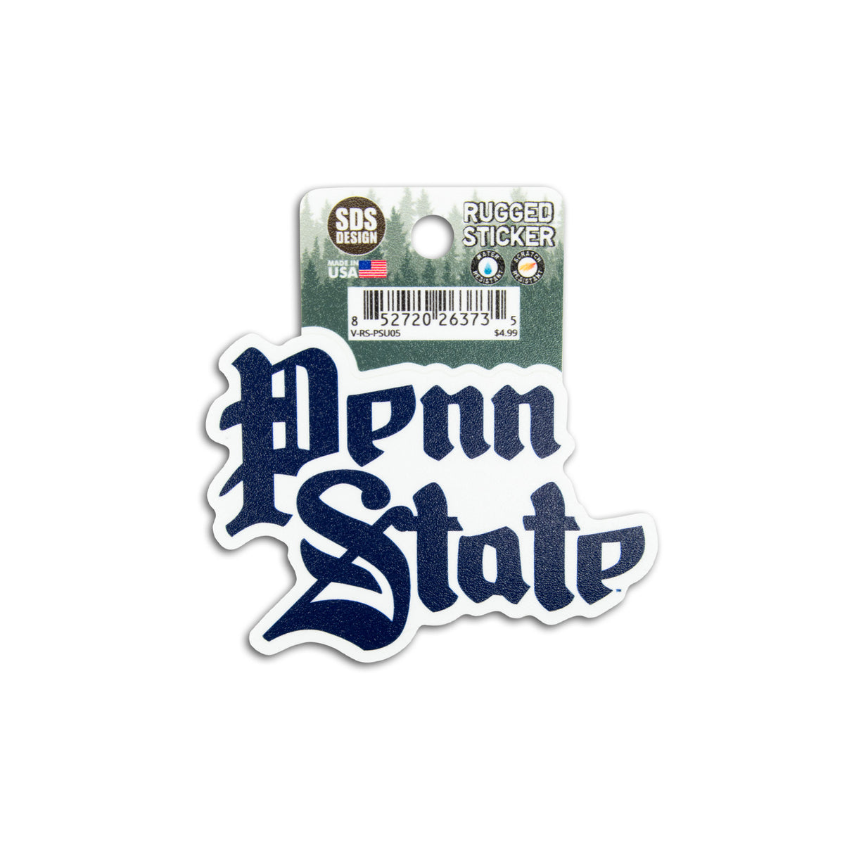 Penn State Gothic Rugged Sticker