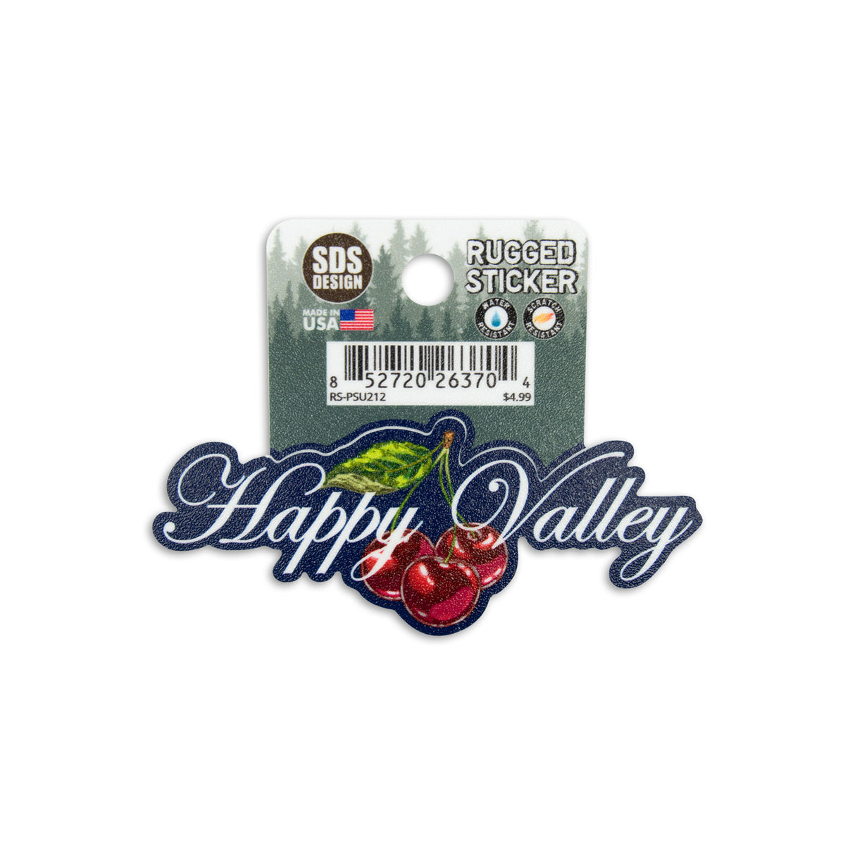 Happy Valley Cherries Rugged Sticker