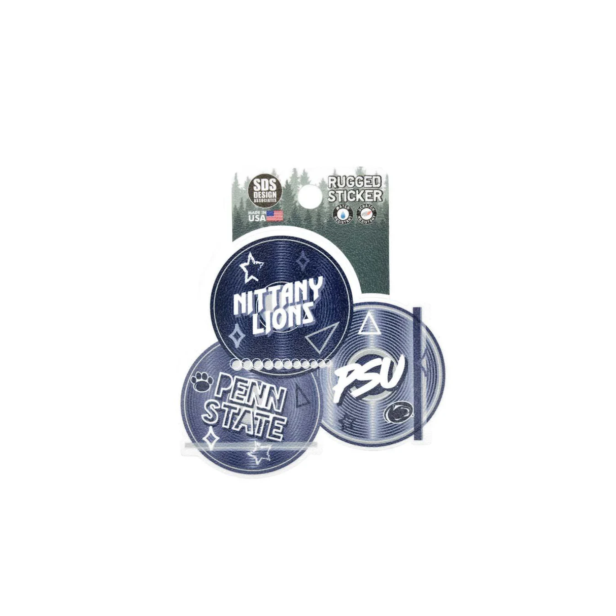 Penn State Records Rugged Sticker