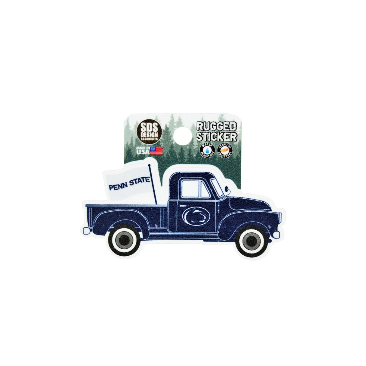 Penn State Rugged Truck Sticker