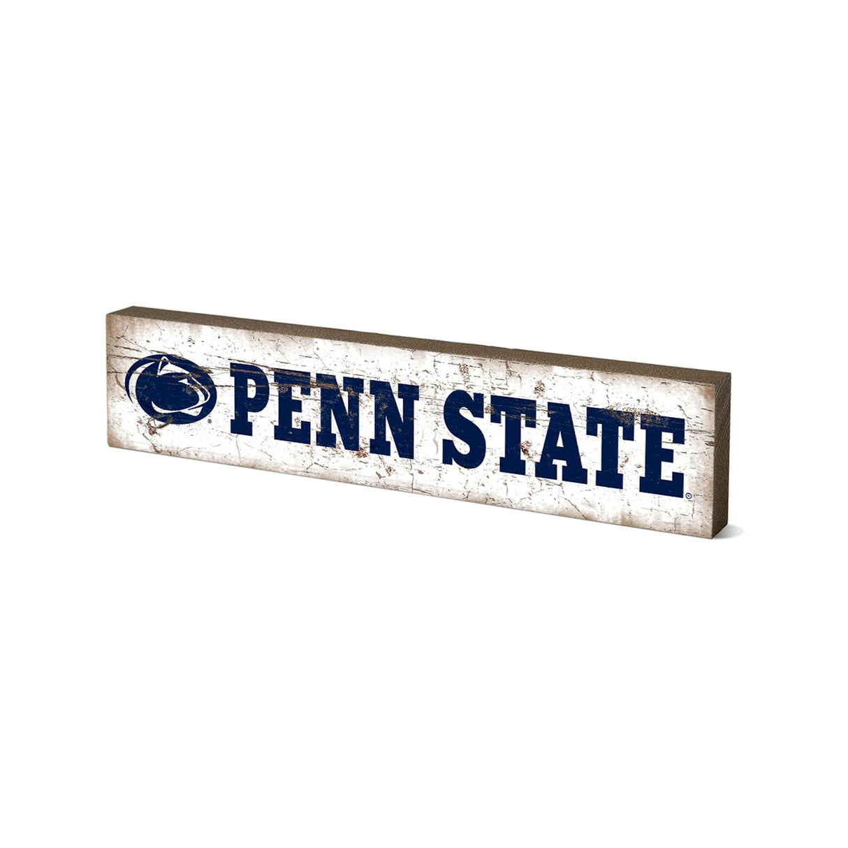 Penn State Distressed 12" Wood Table Top Sign