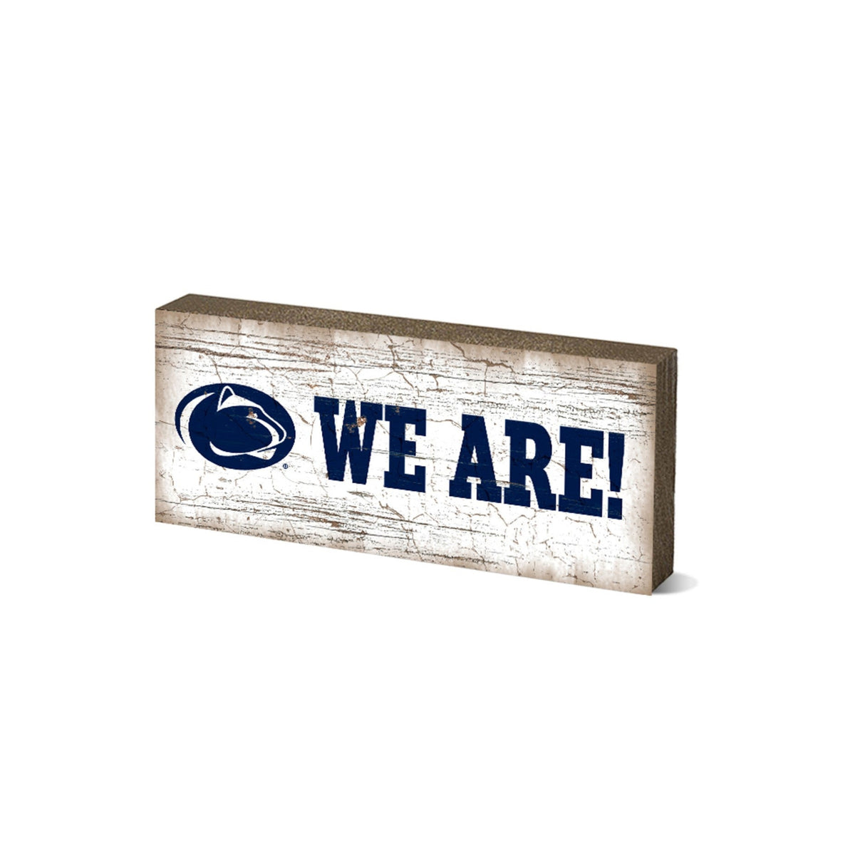 Penn State We Are 6" Wood Table Top Sign