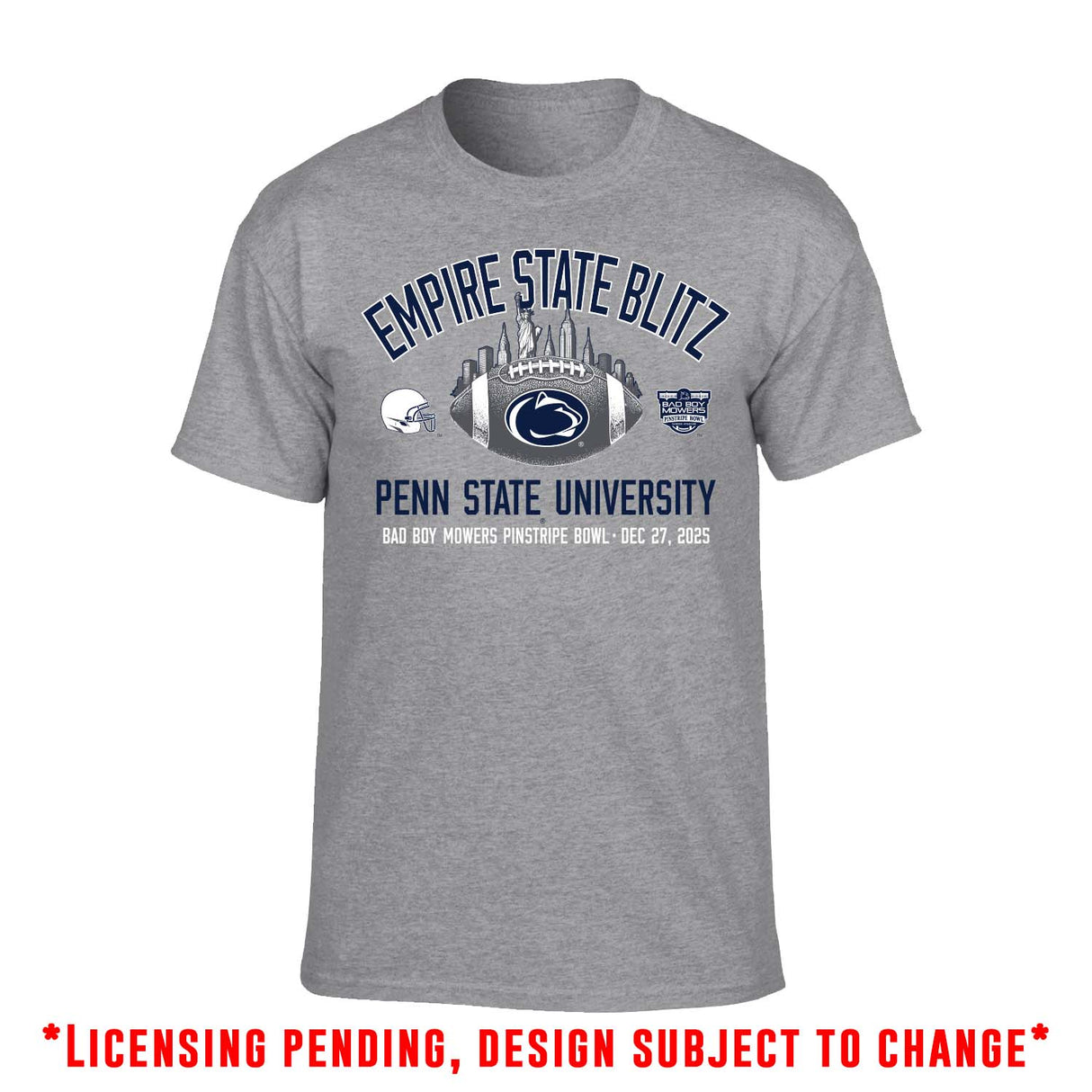 Penn State 2025 Pinstripe Bowl T-Shirt