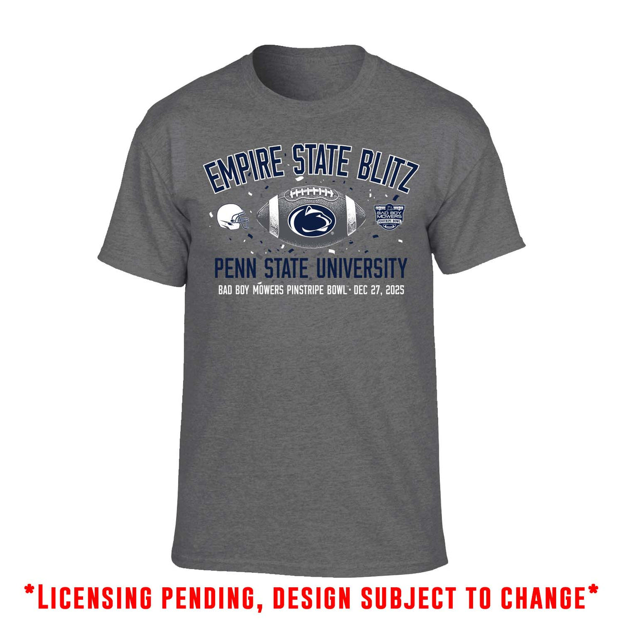 Penn State 2025 Pinstripe Bowl T-Shirt