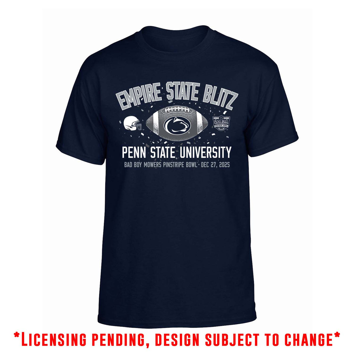 Penn State 2025 Pinstripe Bowl T-Shirt