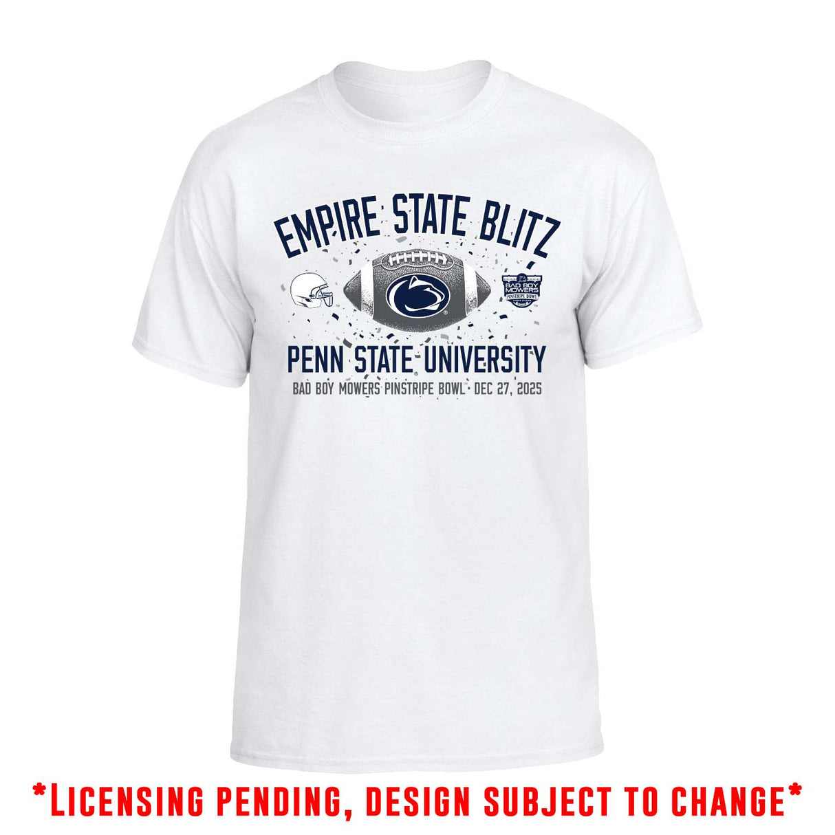 Penn State 2025 Pinstripe Bowl T-Shirt