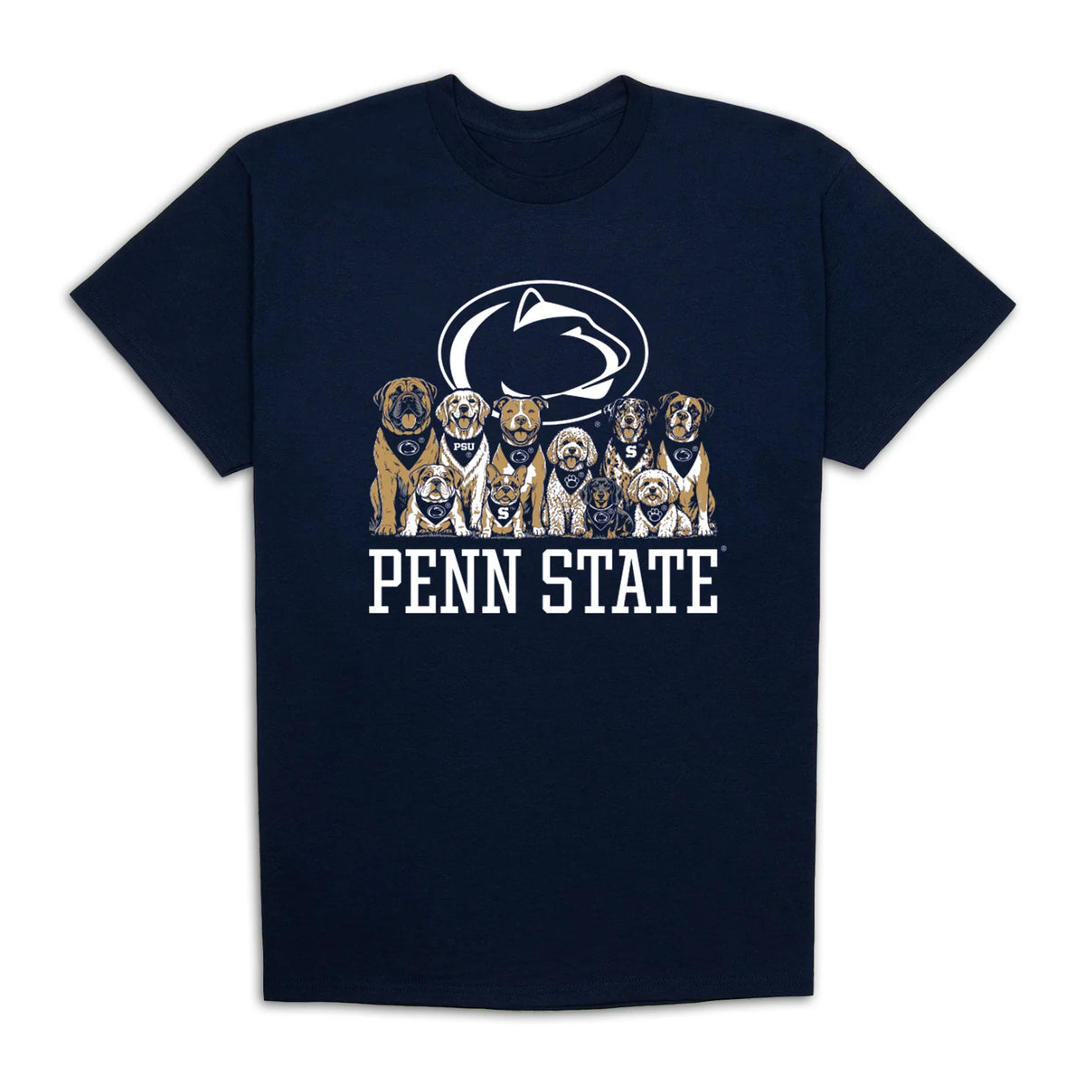 Penn State Dogs T-Shirt - Supports Local Animal Rescues