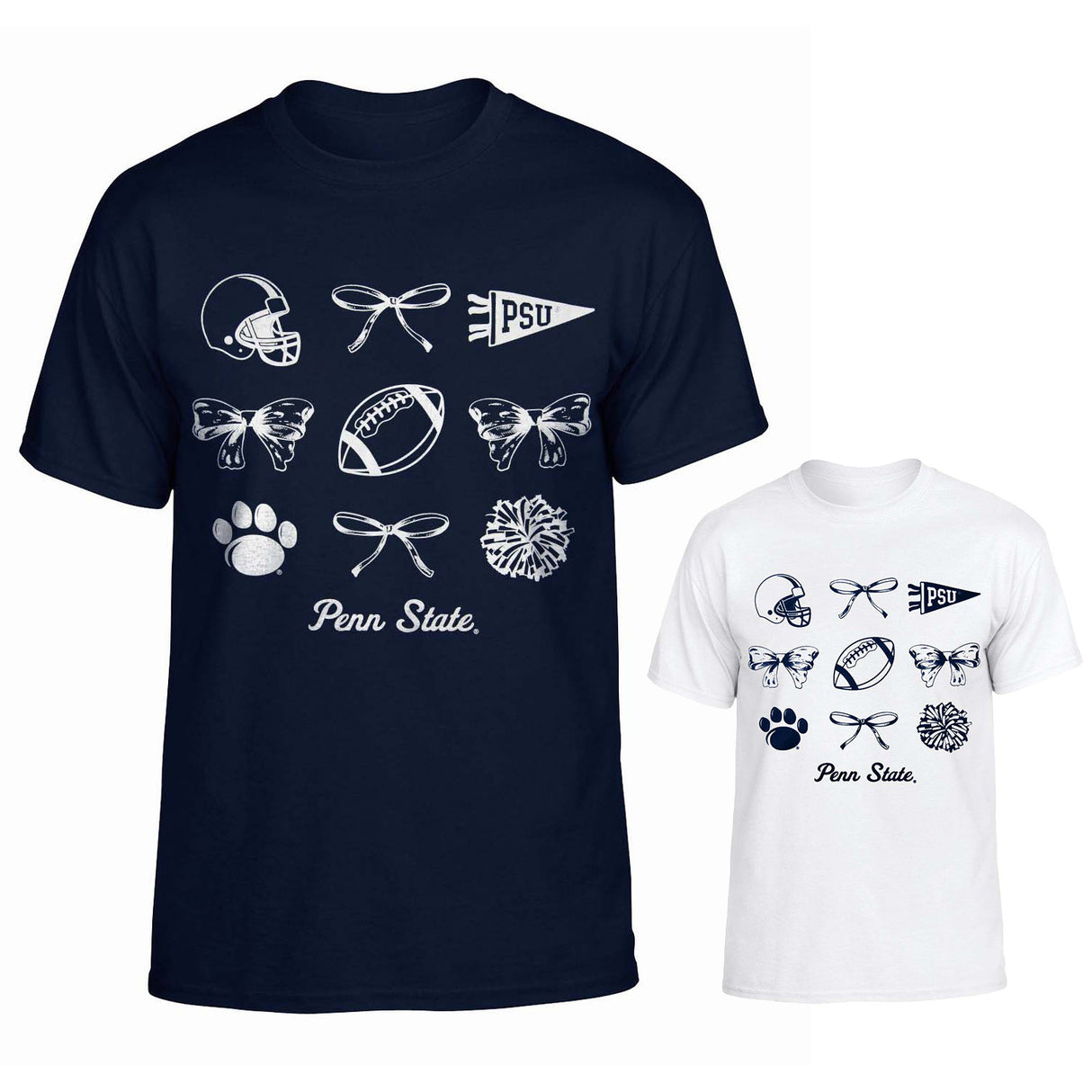 Penn State Women's Bow Collage T-Shirt