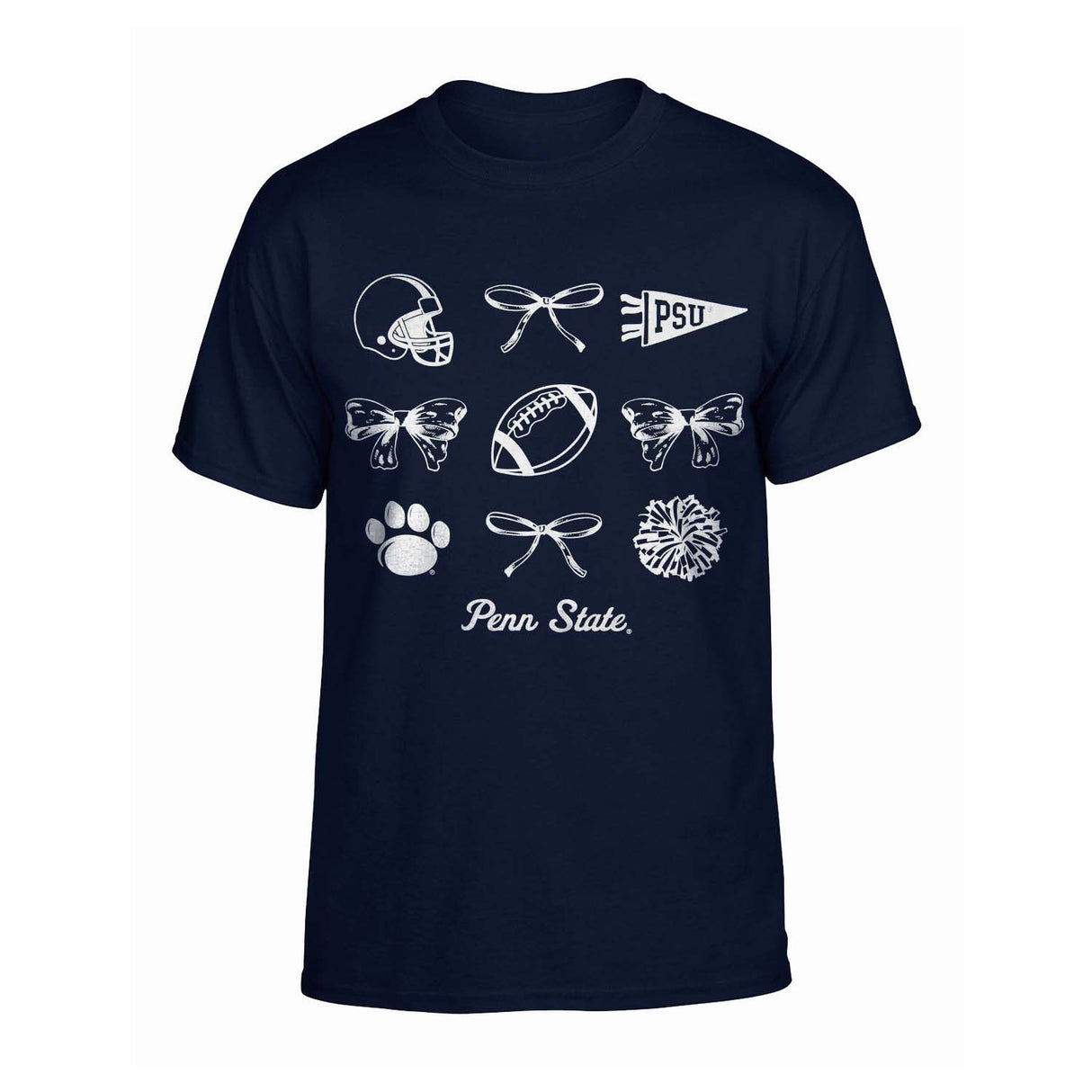 Penn State Women's Bow Collage T-Shirt