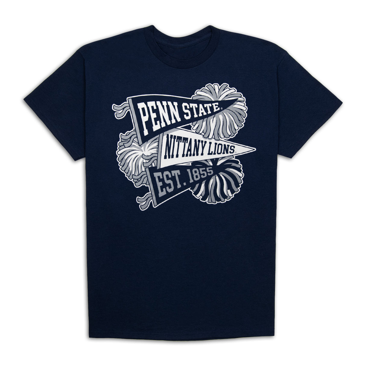 Penn State Women's Flags & Poms T-Shirt