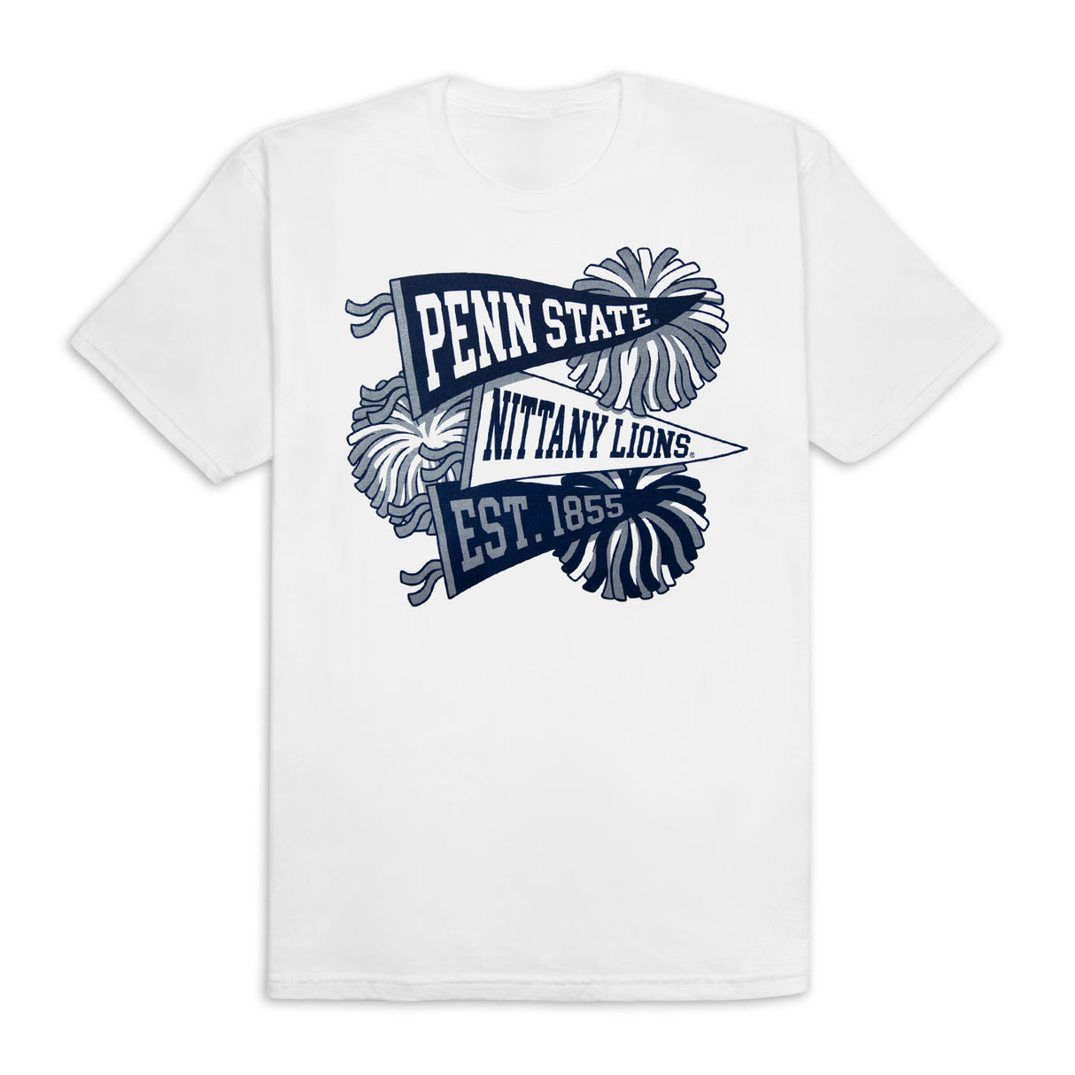 Penn State Women's Flags & Poms T-Shirt