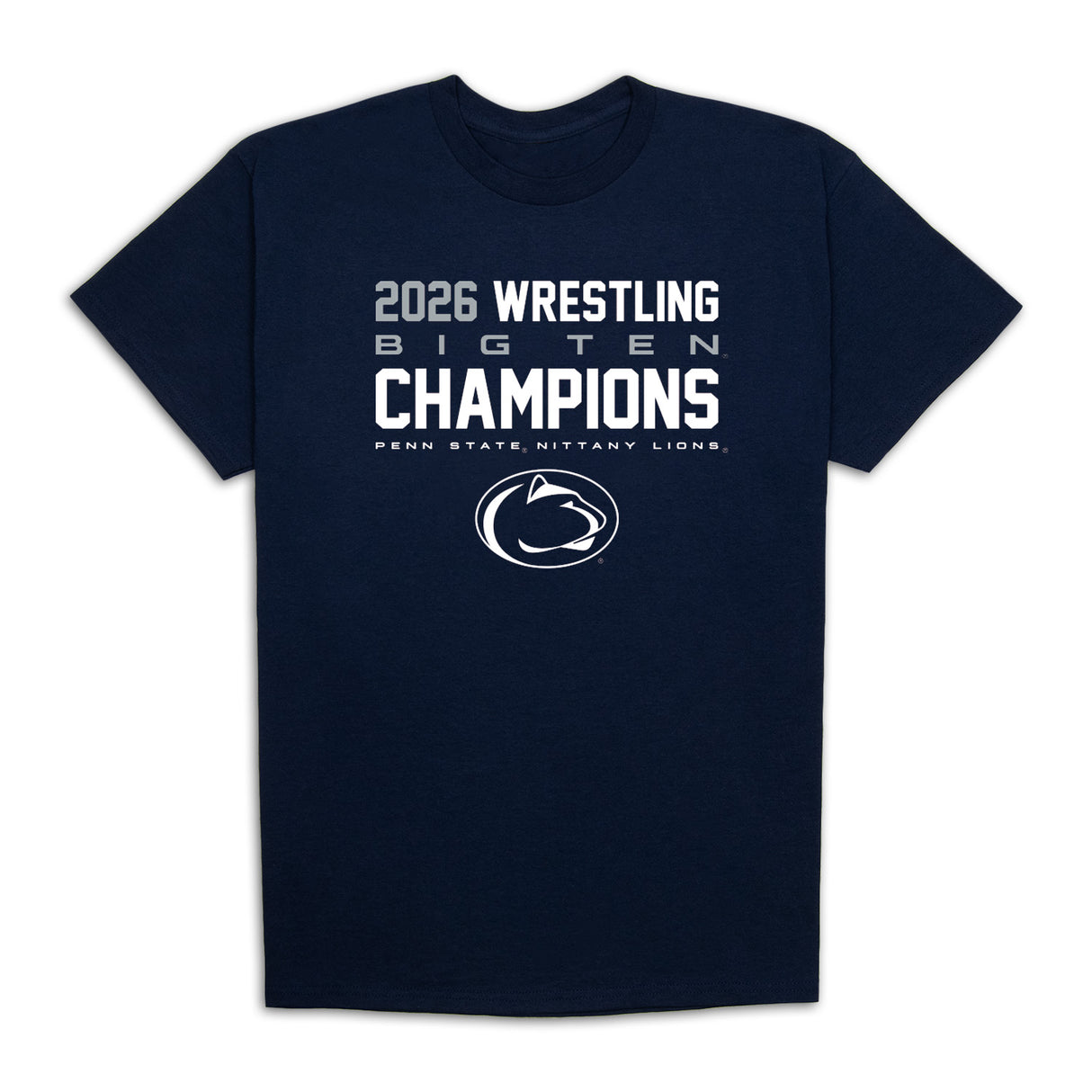 Penn State 2026 B1G Wrestling Champions T-Shirt