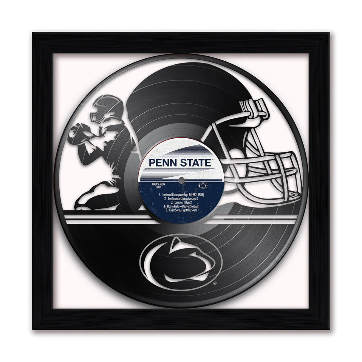 Penn State 12 X 12 Vinyl Record Artwork