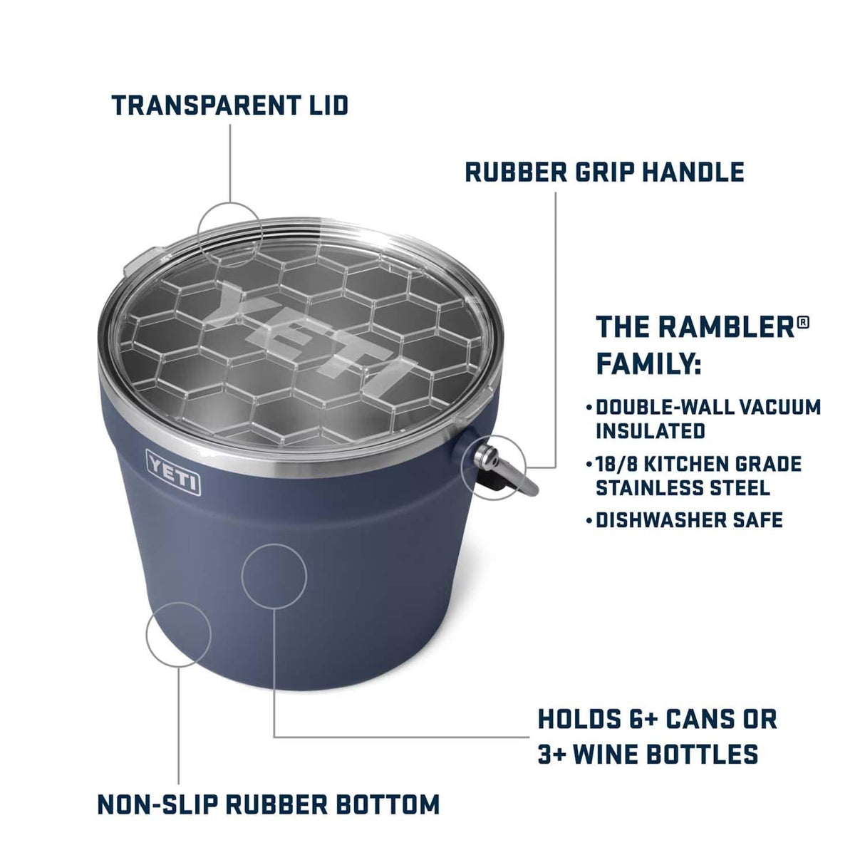 Penn State Yeti Beverage Bucket With Lid