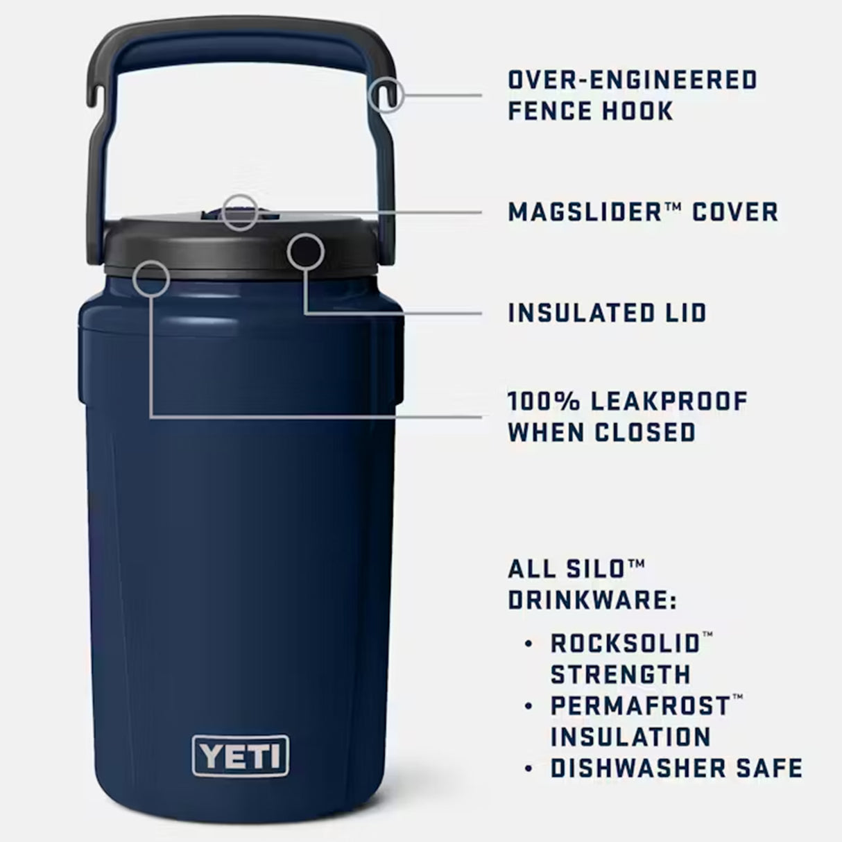 Penn State Yeti Silo Half Gallon Jug