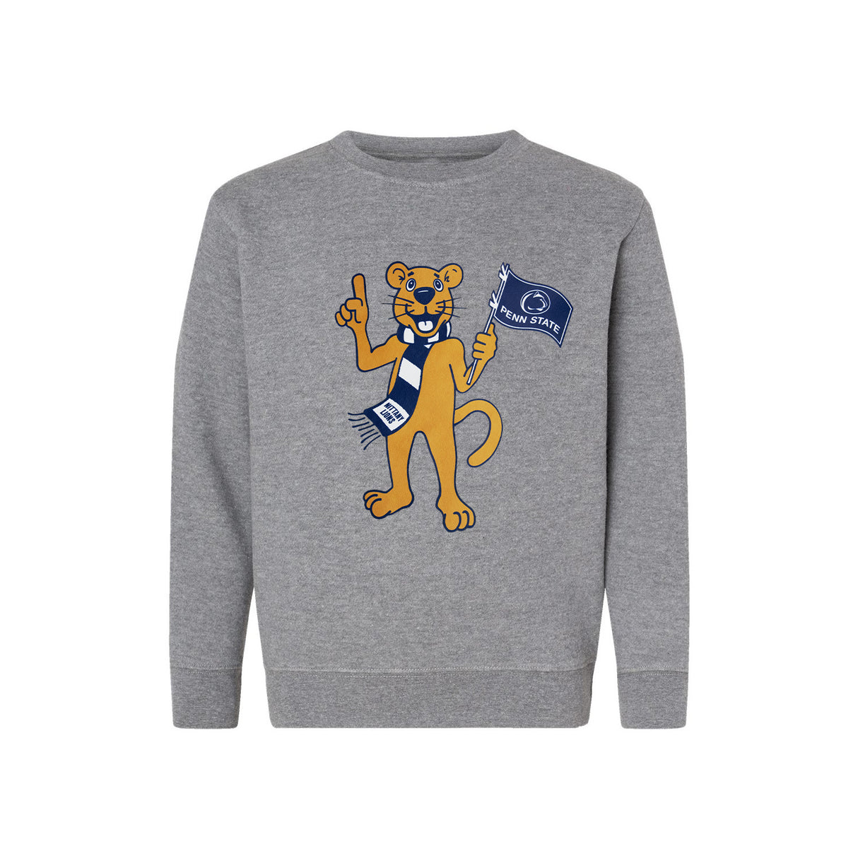 Penn State Youth Mascot Flag Crew Sweatshirt