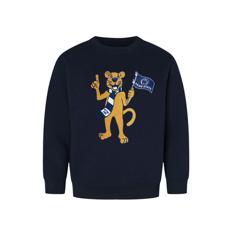 Penn State Youth Mascot Flag Crew Sweatshirt