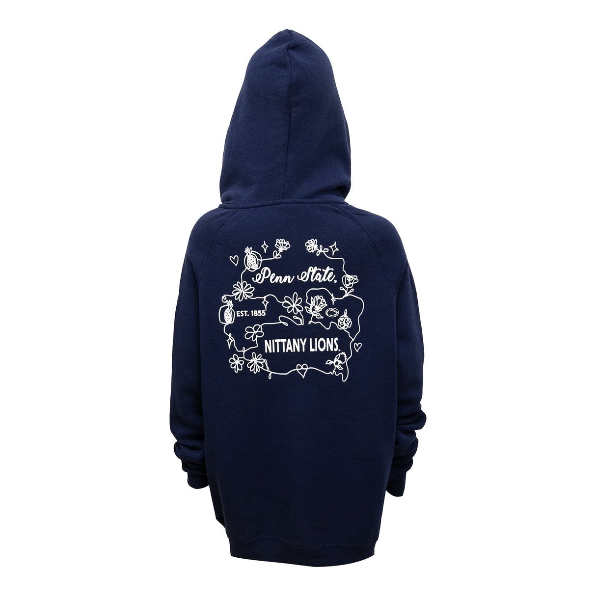 Penn State Youth Flower Hooded Sweatshirt