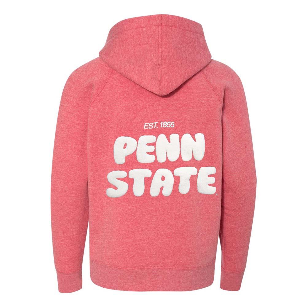 Penn State Youth Puff Print Hooded Sweatshirt