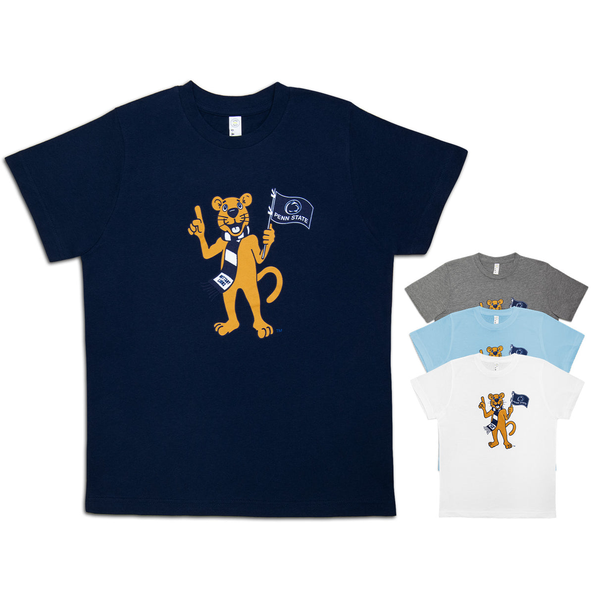 Penn State Youth New Mascot Flag T-Shirt