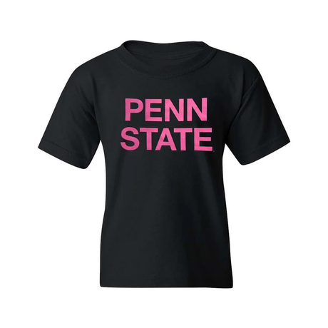 Penn State Youth Pink Throwback T-Shirt