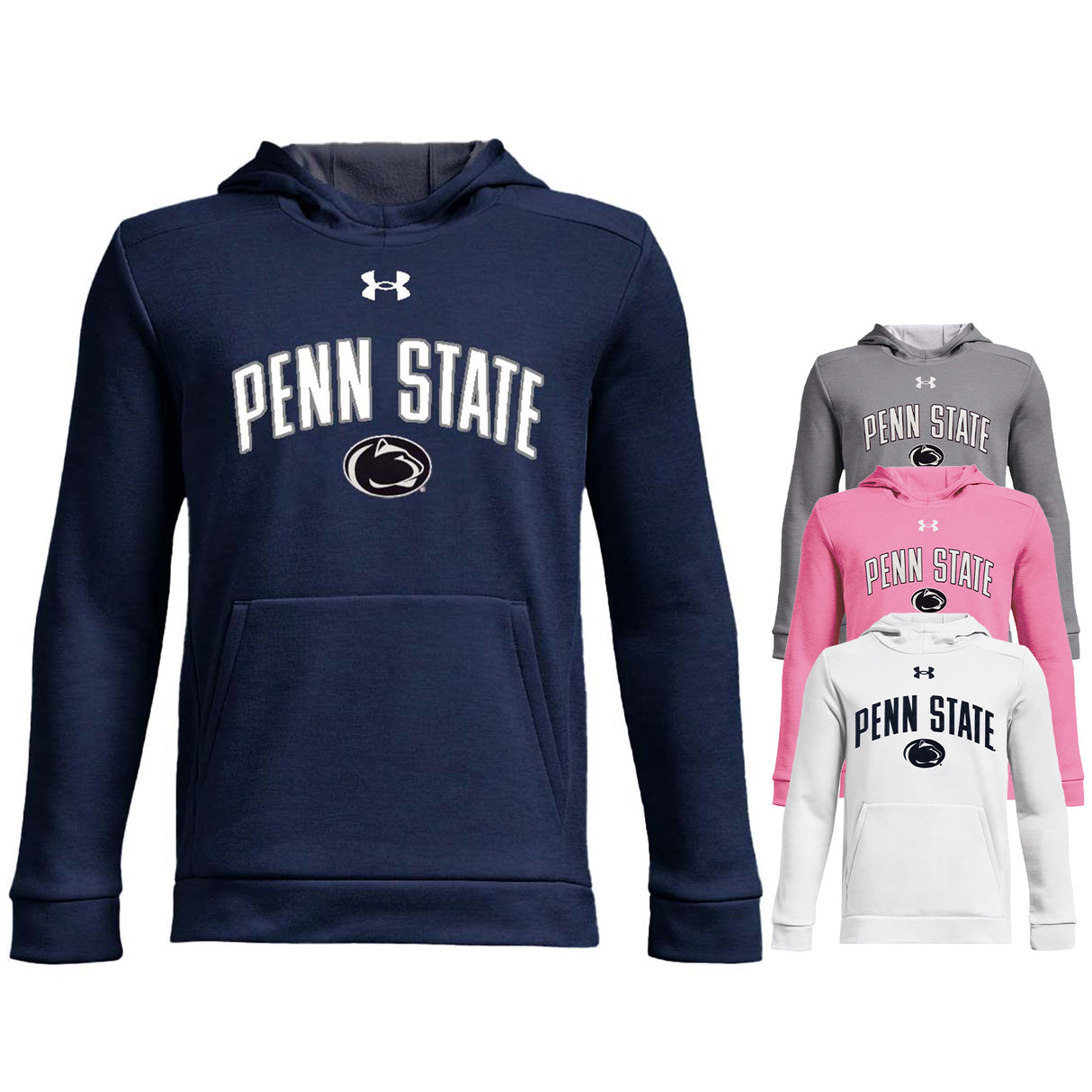 Penn State Under Armour Youth Hooded Fleece