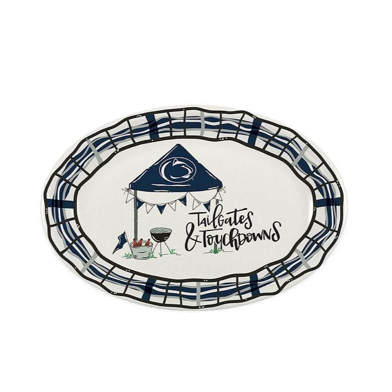 Penn State Melamine 18" x 12" Tailgate Platter