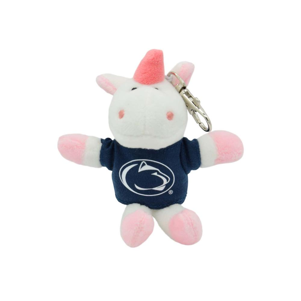 Penn State Unicorn Plush Keychain