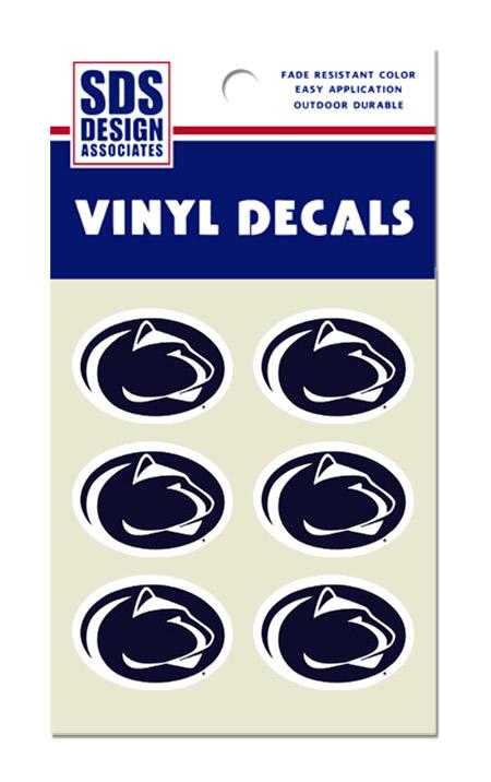 Penn State 6 Pack Logo Decals | Souvenirs &gt; STICKERS and DECALS &gt; EMPTY